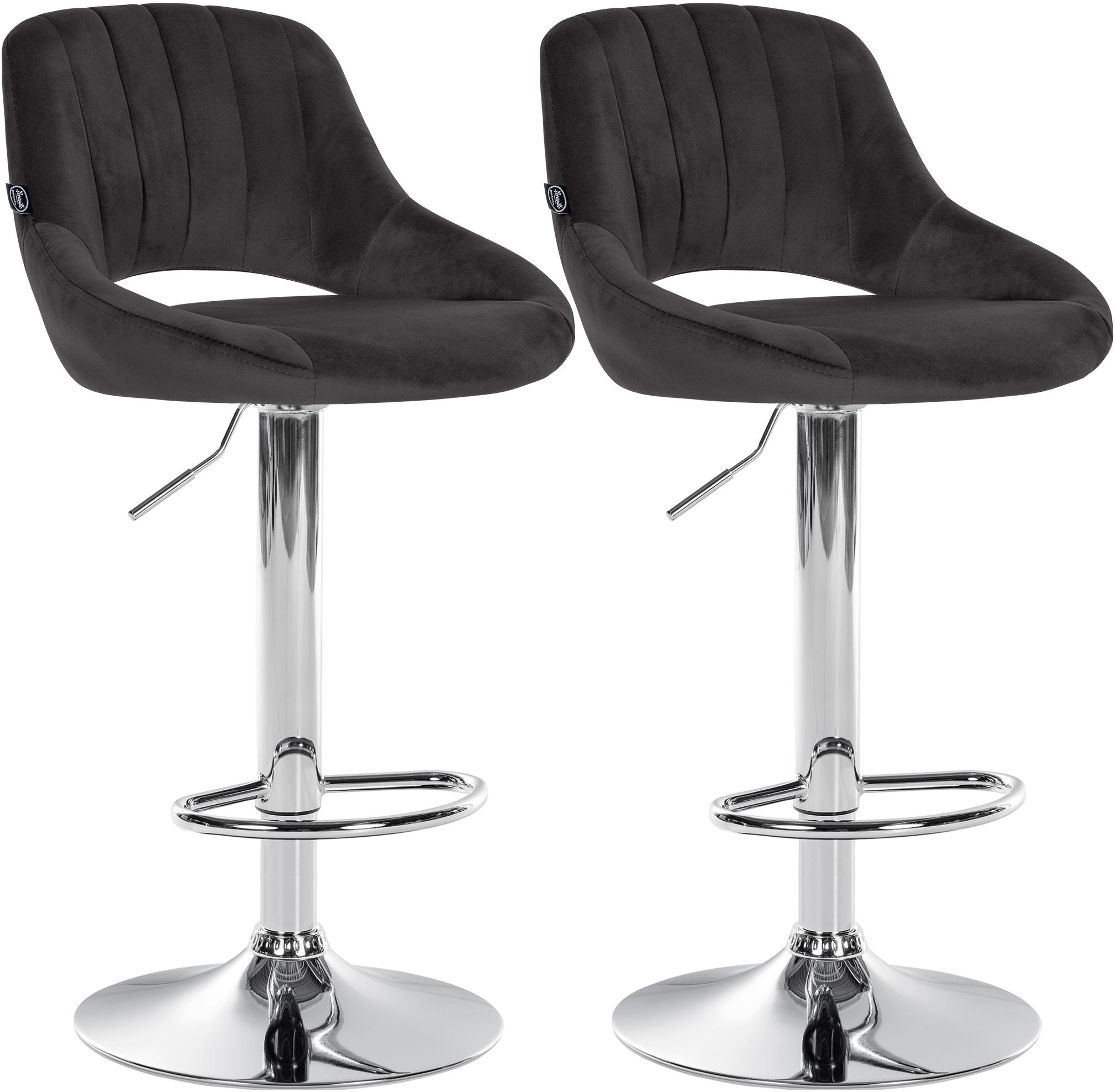 2er Set Barhocker Milet Samt C