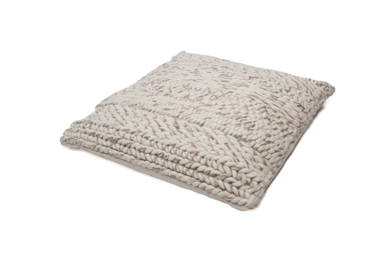 Pouf Shaun 110 Grau 80cm x 80cm