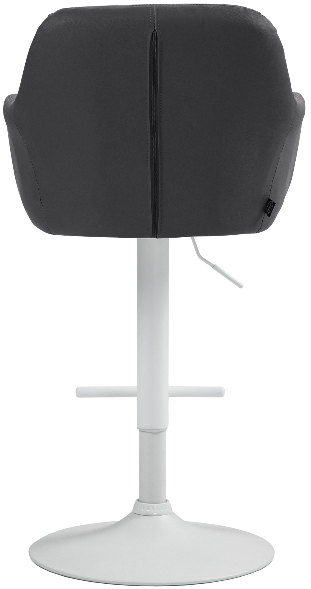 Barhocker Natoma Kunstleder weiß