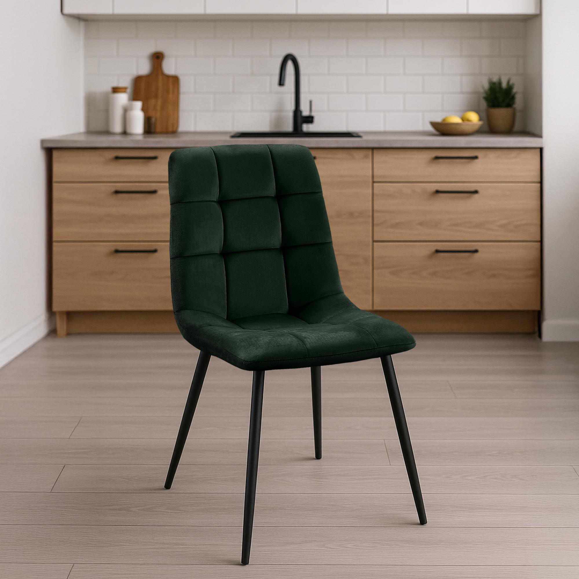 4er Set Esszimmerstuhl Tilde Samt