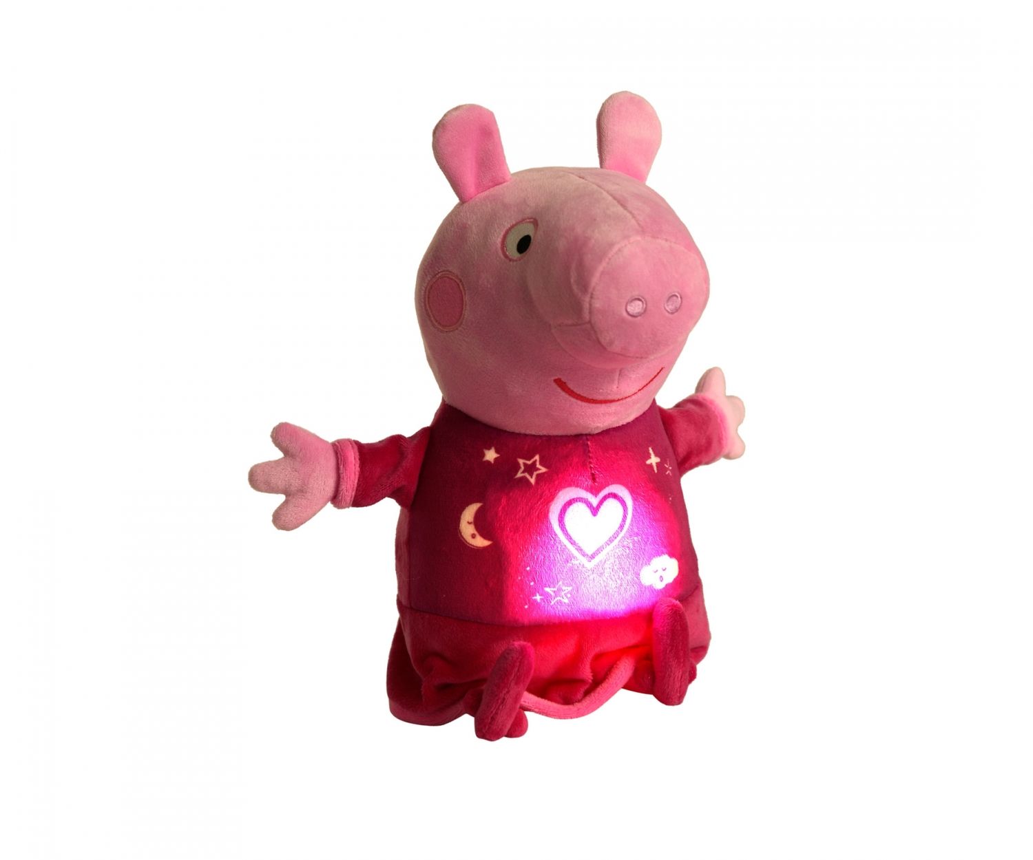 Simba Dickie Elektronisches Spielzeug Simba 109261016 - Peppa Pig Plüschfigur - Gute Nacht Peppa