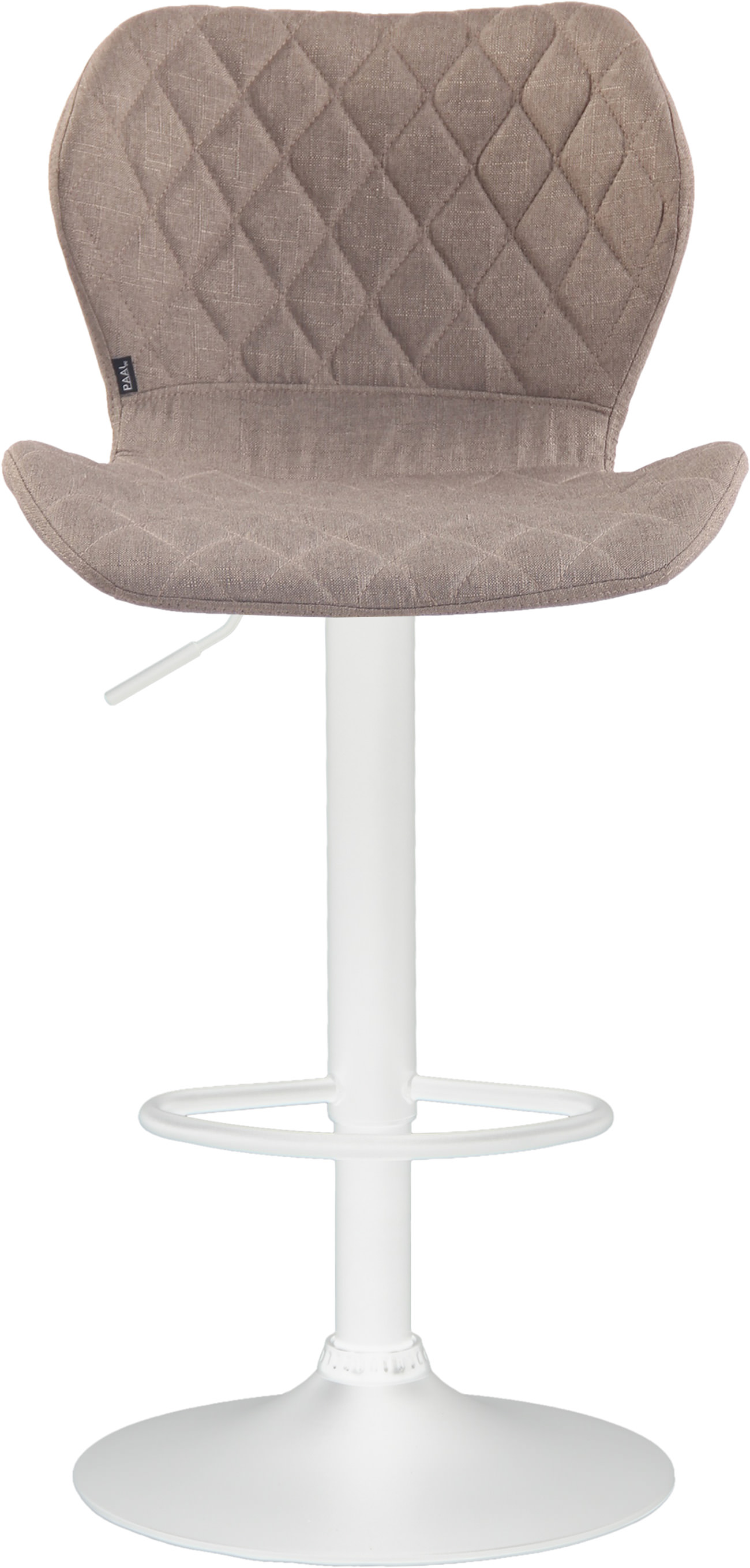 Barhocker Cork Stoff weiß
