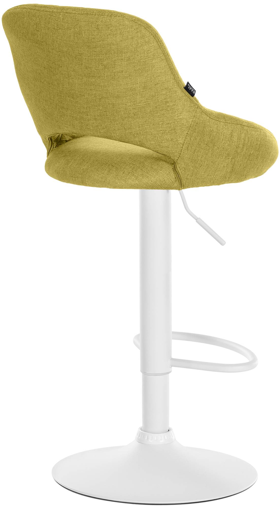 Barhocker Milet Stoff weiß