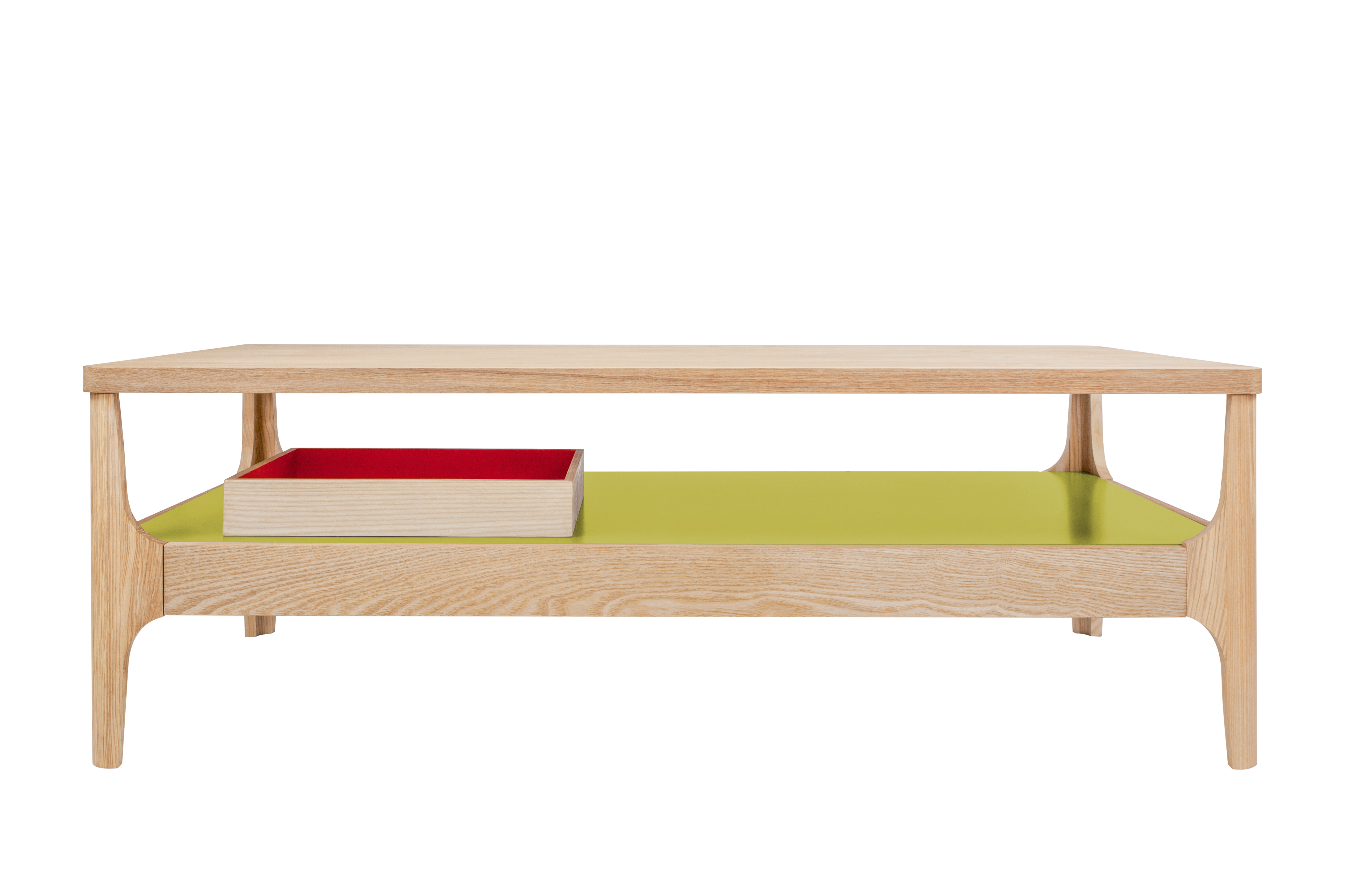 Beistelltisch Kaffeetisch Addison II Esche / Grün