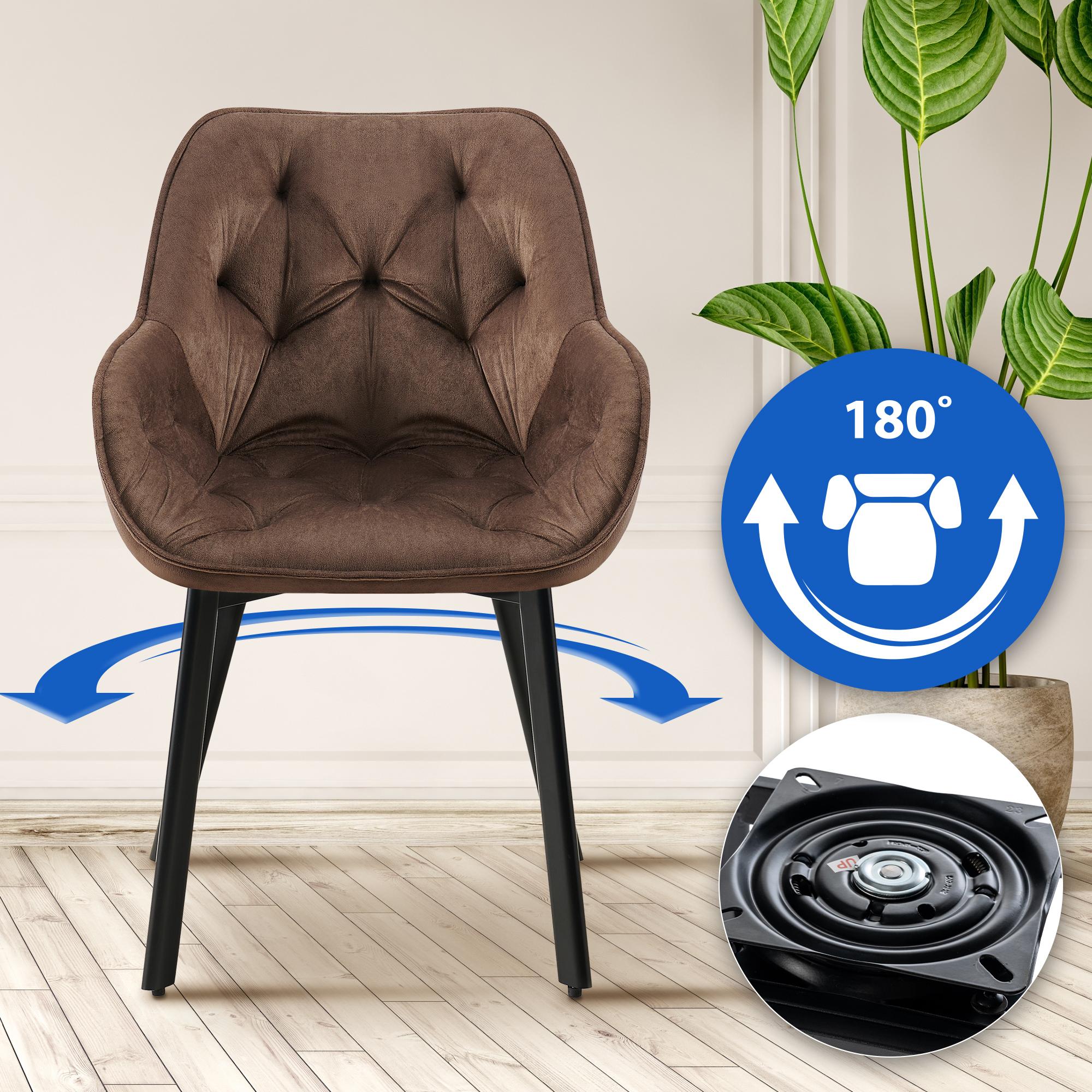 2er Set Esszimmerstuhl Antigo Samt