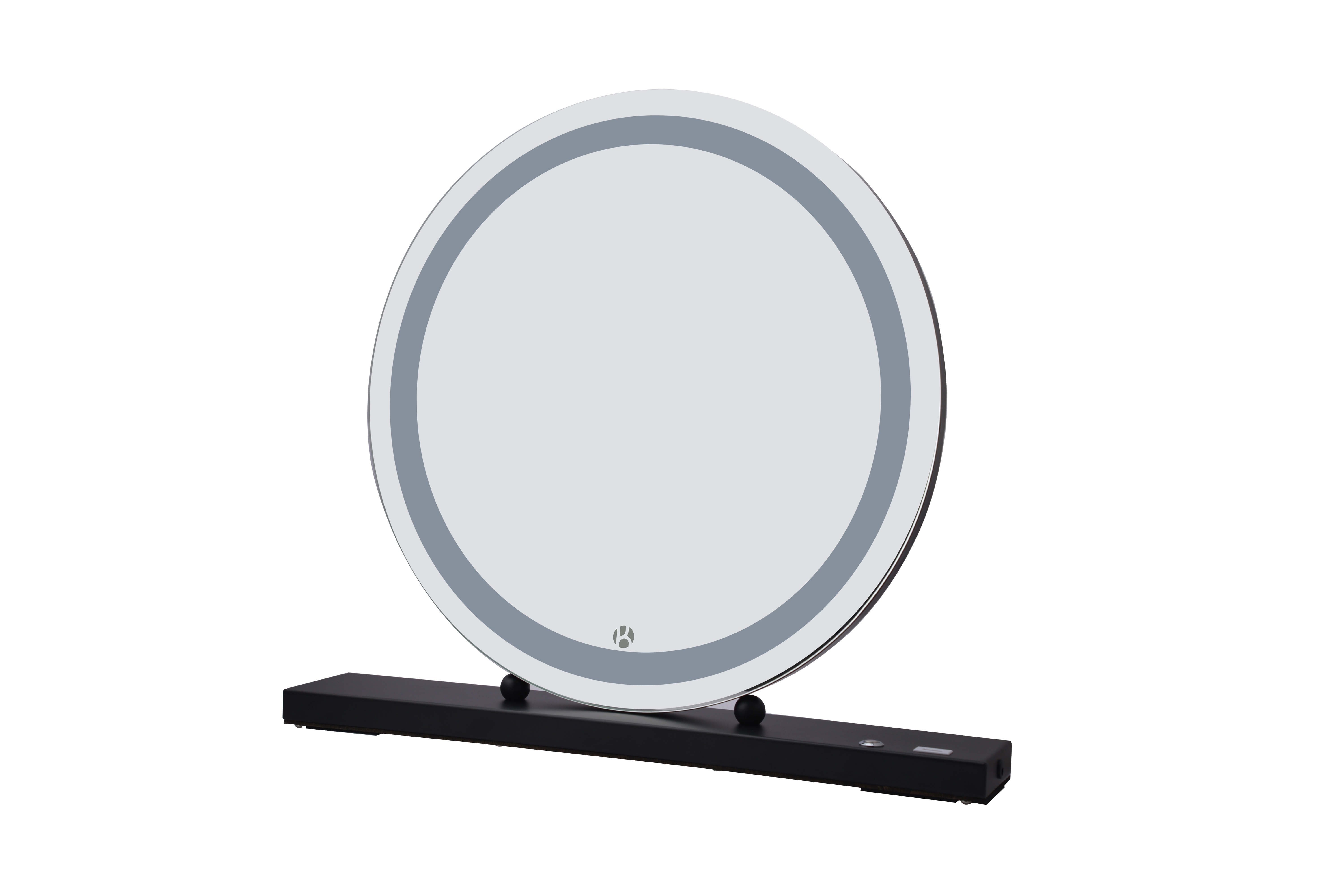 LED Schminkspiegel Schwarz