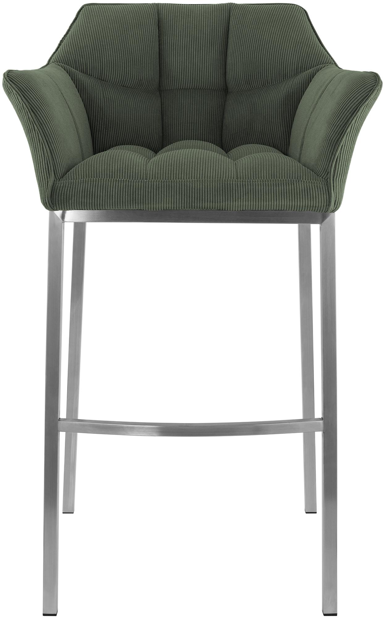 Barhocker Damaso E Cord mit 4-Fuß Gestell