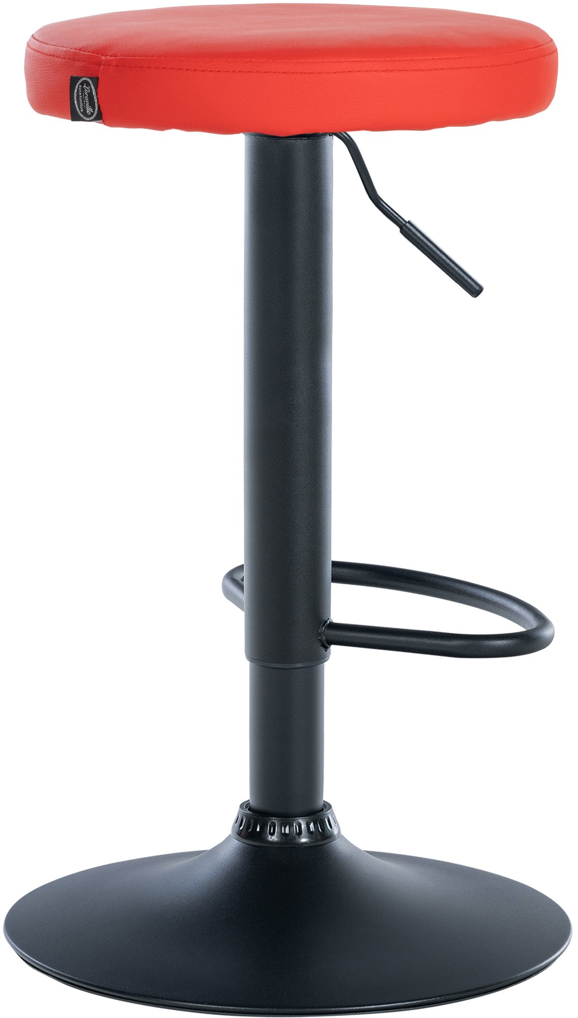 Barhocker Ponte Kunstleder schwarz