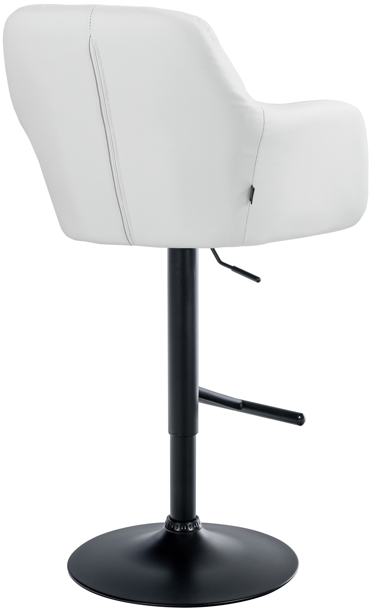 Barhocker Natoma Kunstleder schwarz