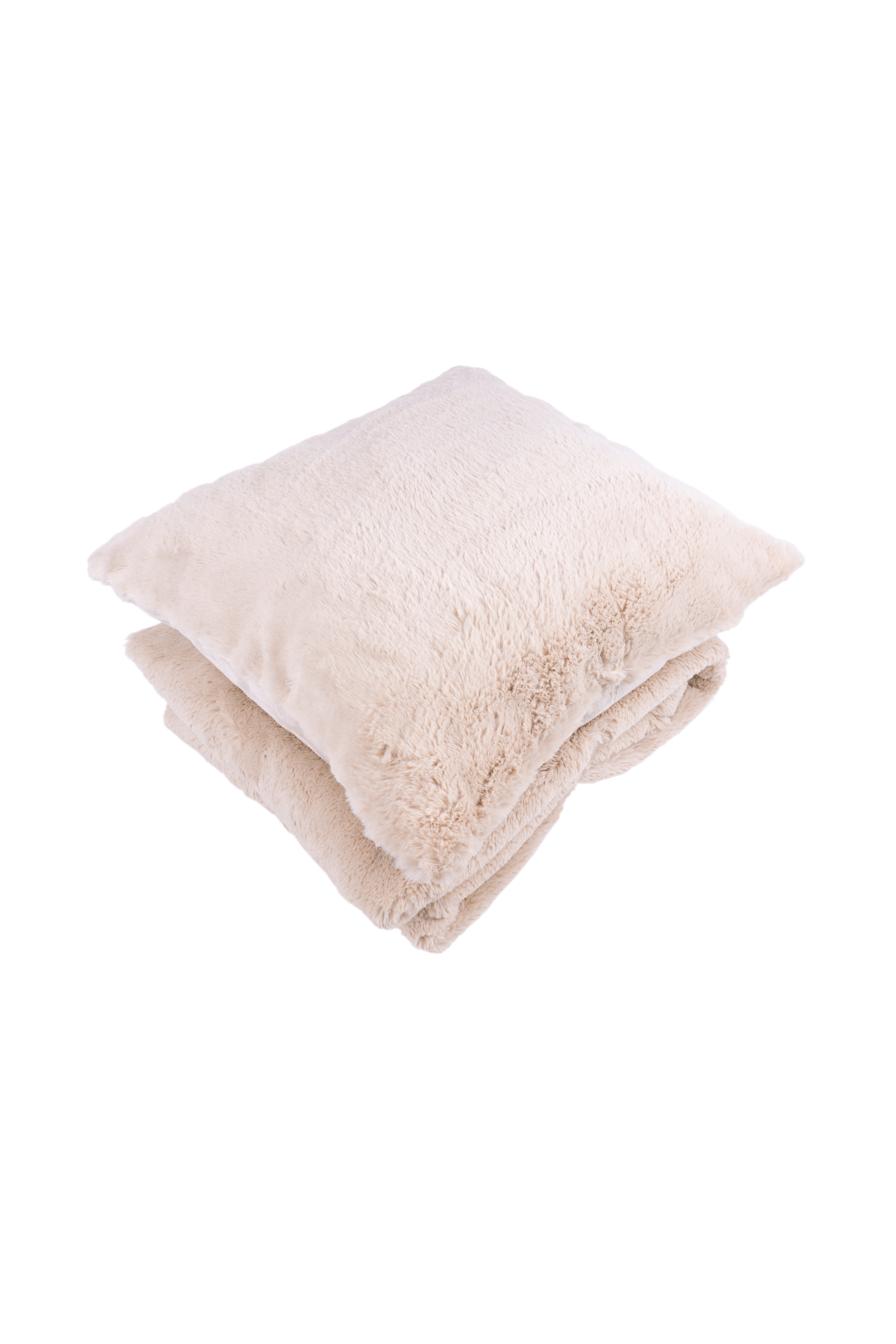 Kissen-Decken-Set Dekokissen & Decke Aimee 625 2er-Set Creme