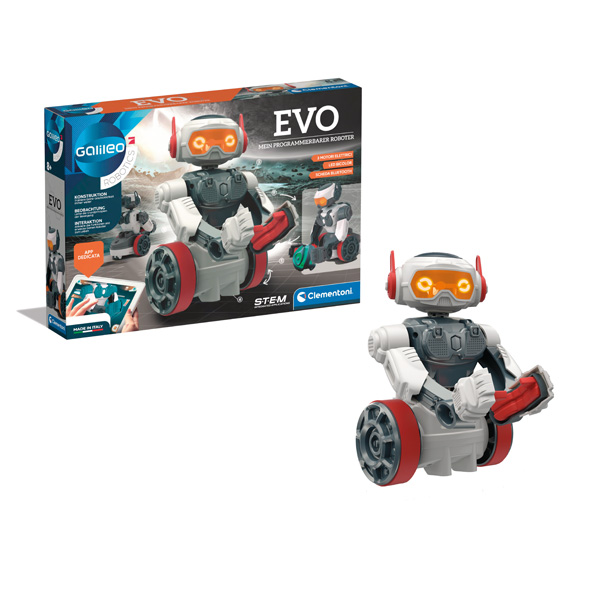 Clementoni Experimentierkästen Clementoni 59347 - EVO - Mein programmierbarer Roboter