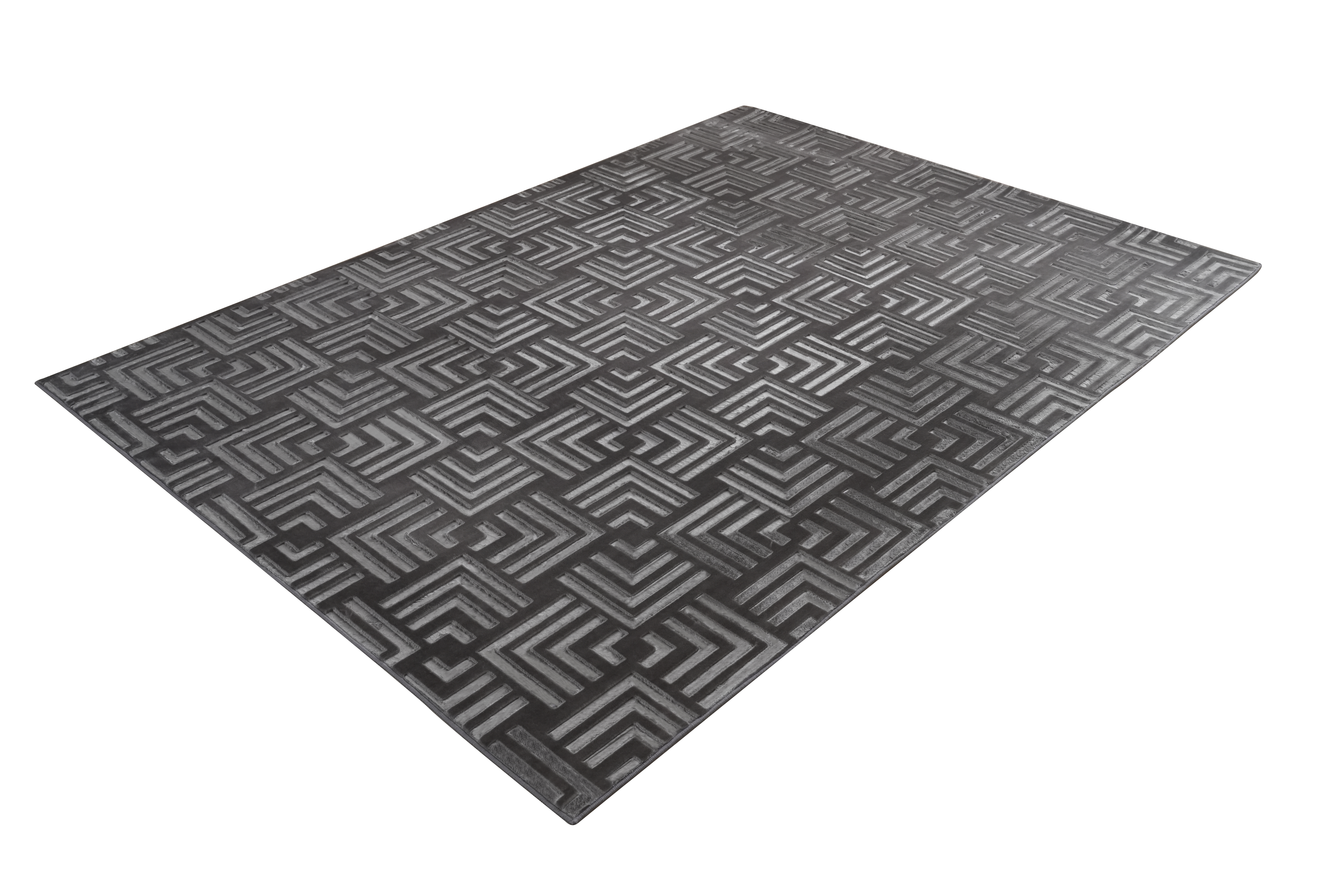 Teppich Calma 325 Anthrazit 80 x 150 cm