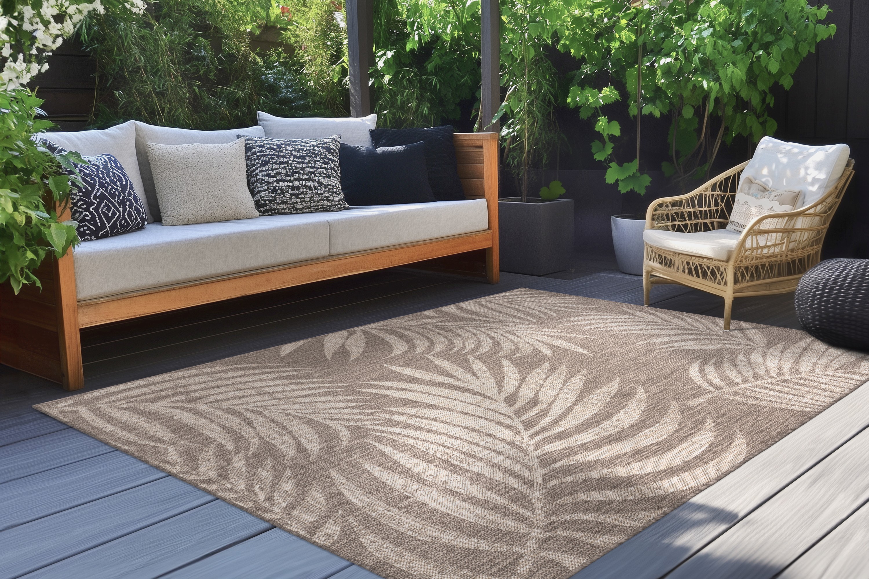 Teppich Nibru 725 Taupe 80 x 150 cm