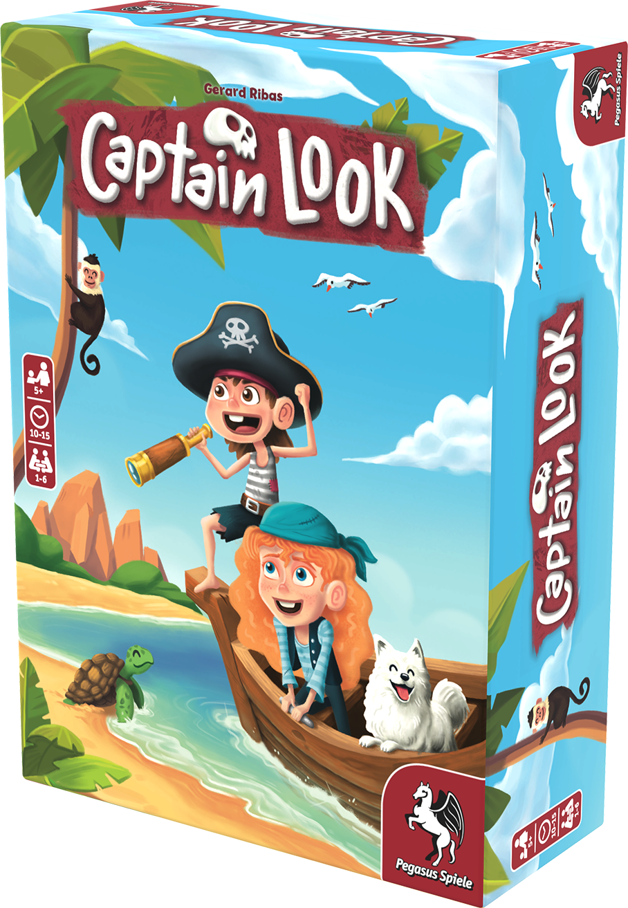 Pegasus Brettspiele & Gesellschaftsspiele Captain Look – Kinderspiel