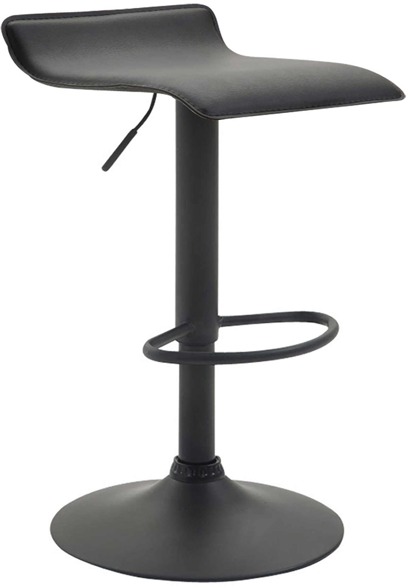 Barhocker Dyn V2 Kunstleder schwarz