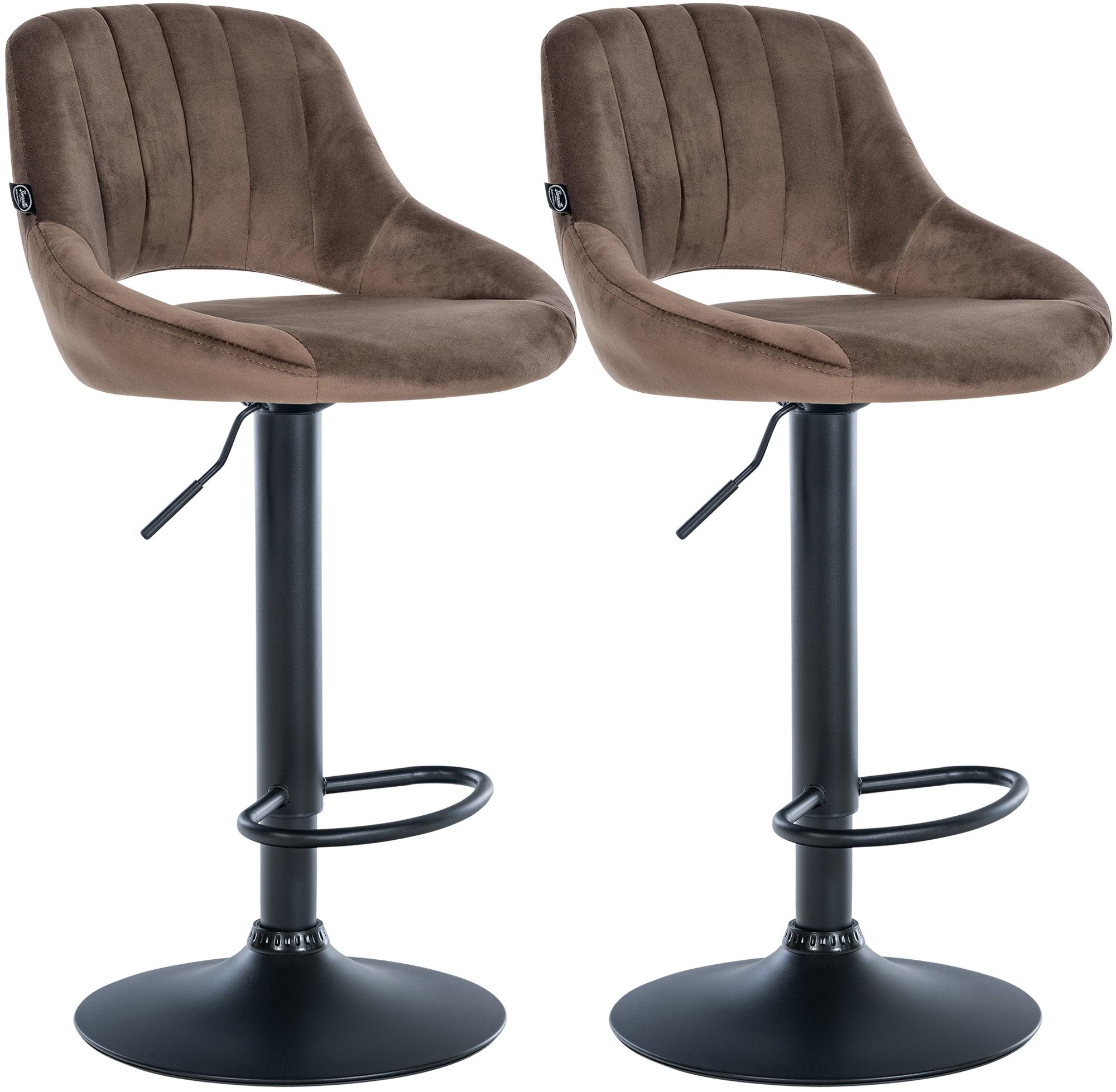 2er Set Barhocker Milet Samt B