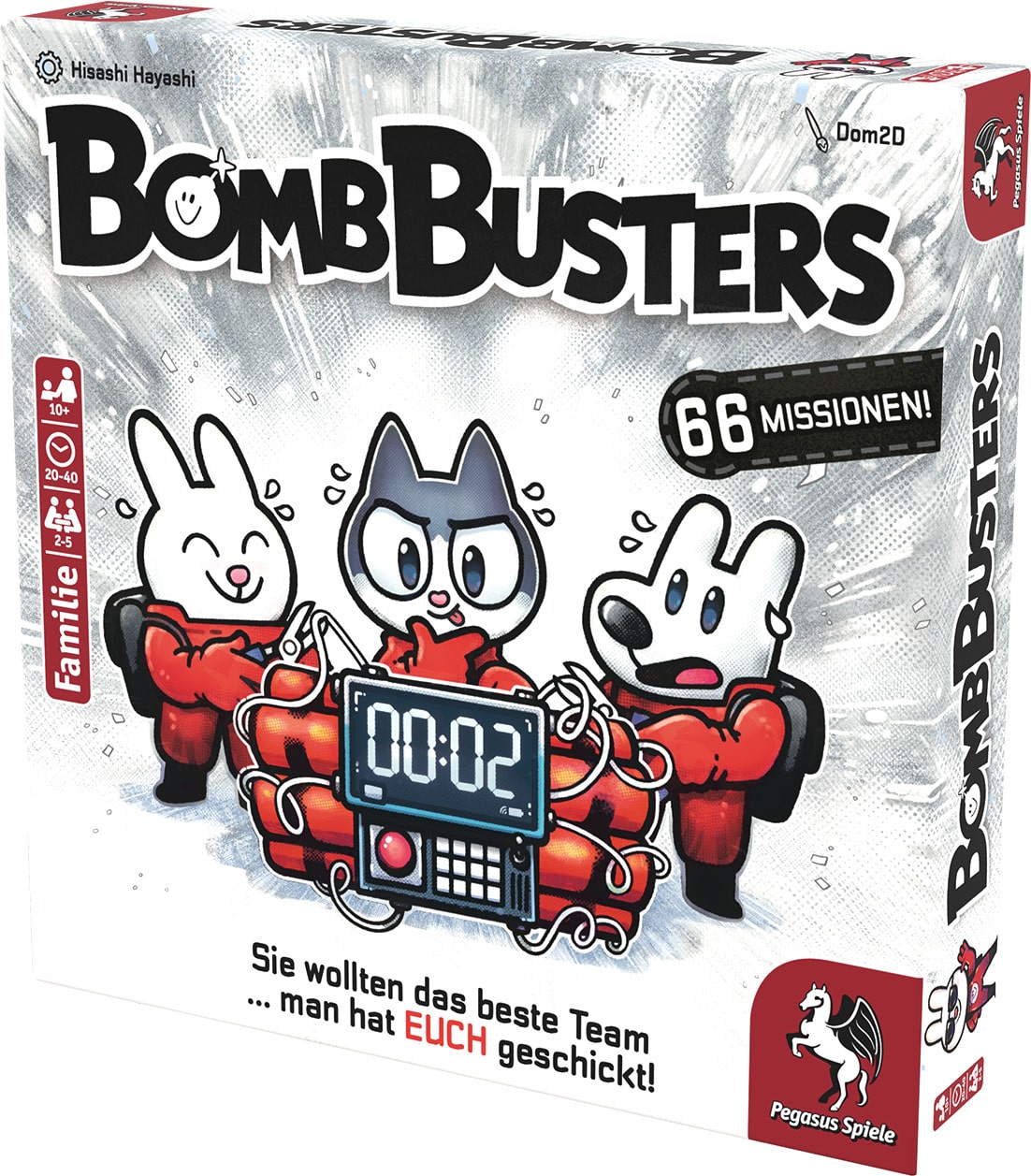 Pegasus Brettspiele & Gesellschaftsspiele Bomb Busters - Familienspiel (Nominiert Spiel des Jahres 2025)
