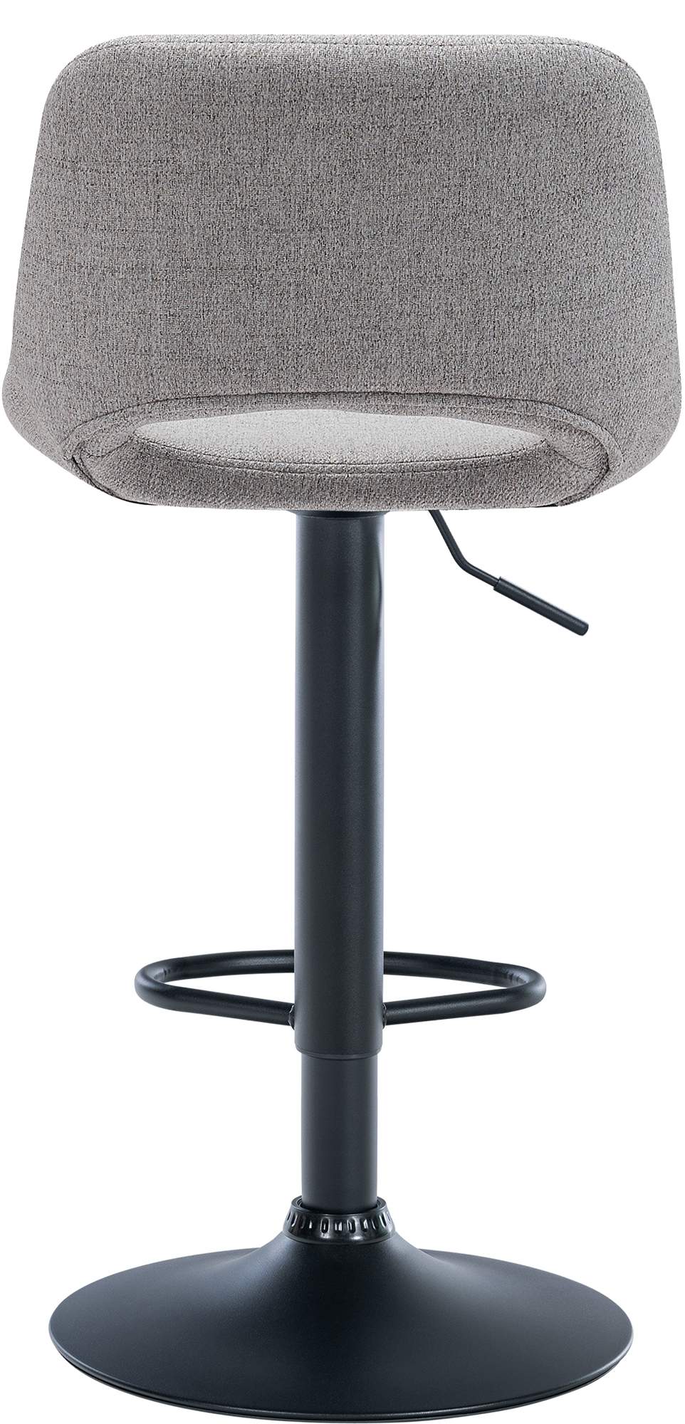 Barhocker Camden Stoff schwarz