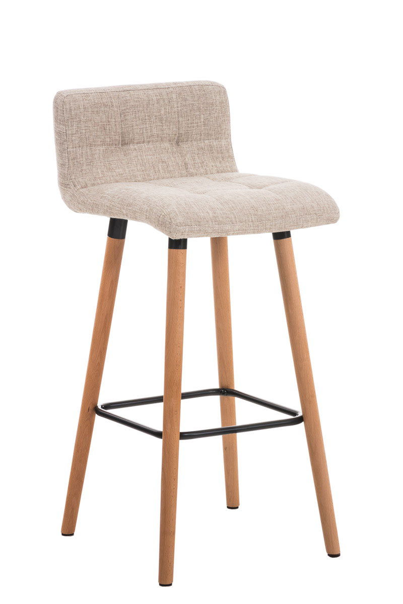 2er Set Barhocker Lincoln Stoff natura