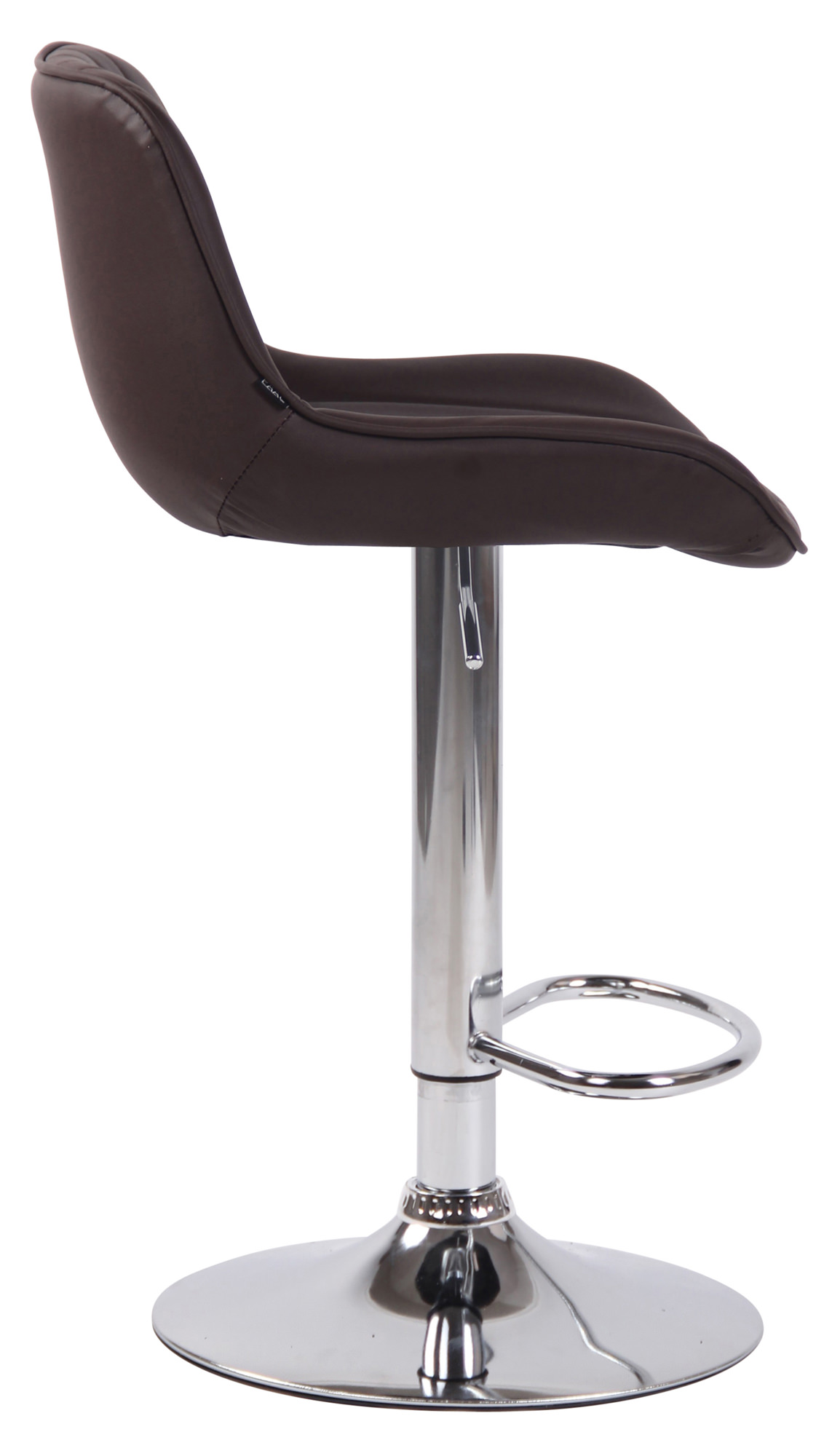 Barhocker Lentini Kunstleder chrom