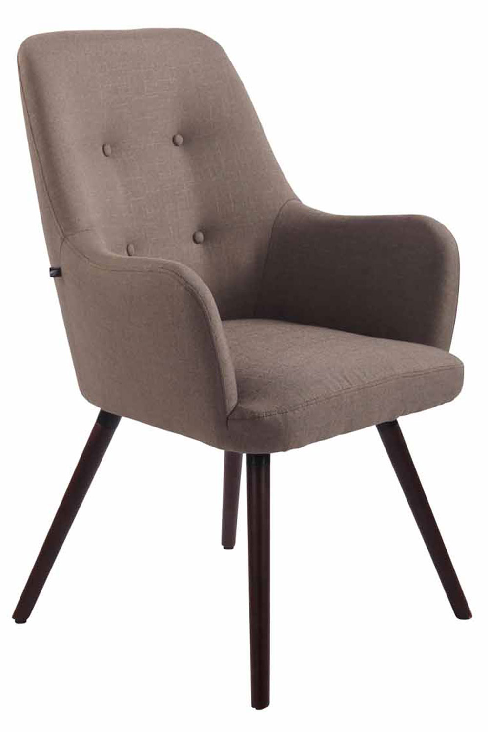 Lounger Aarhus Stoff walnuss