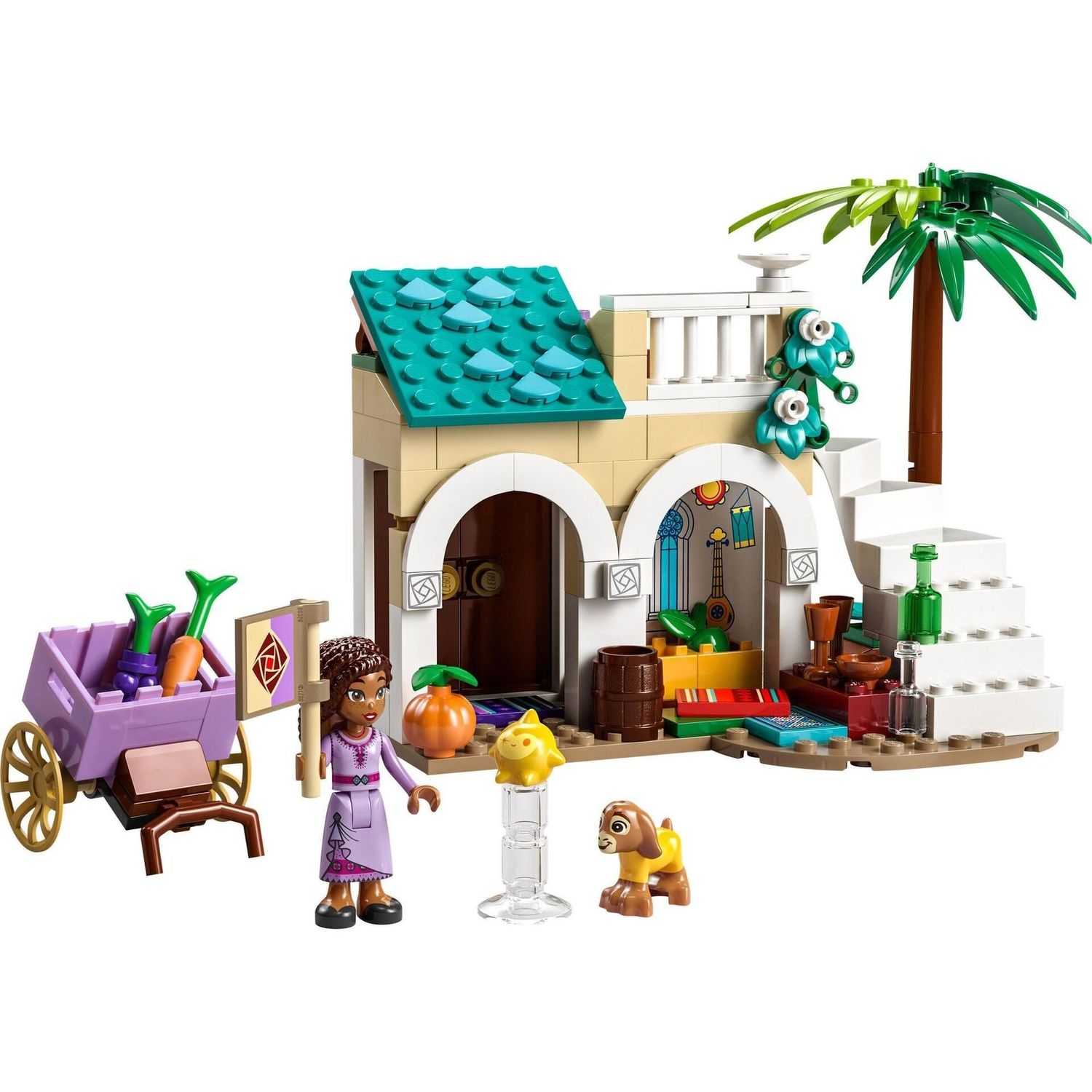 LEGO® Bau- & Konstruktionsspielzeug LEGO® Disney™ 43223 - Wish: Asha in der Stadt Rosas (154 Teile)