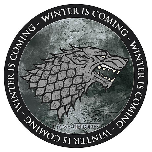 Abysse Game of Thrones GAME OF THRONES - Mauspad - "Stark - winter is coming"