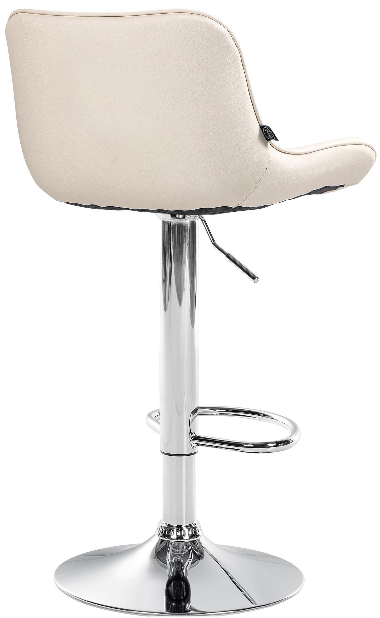 Barhocker Vonore Kunstleder chrom