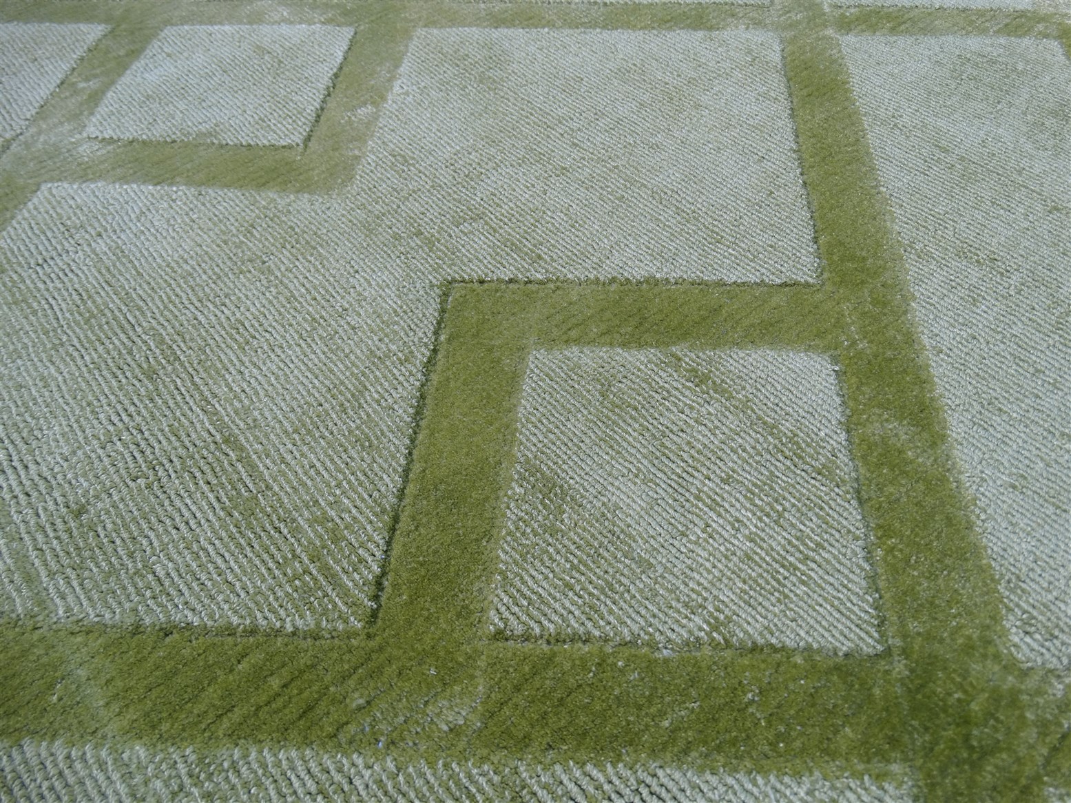 Teppich Luxury 310 Edelgrün 160cm x 230cm