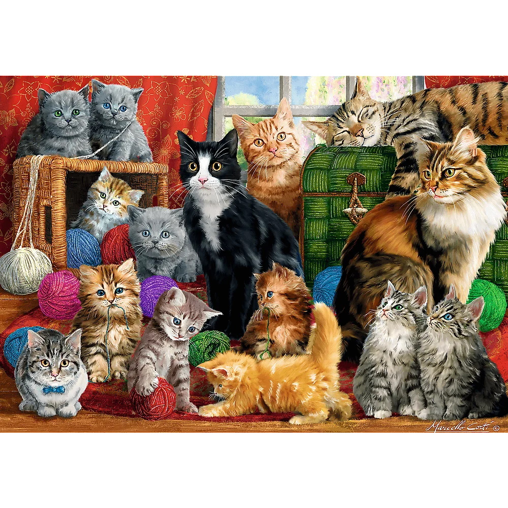 Trefl Puzzles Katzen - Puzzle 1000 Teile