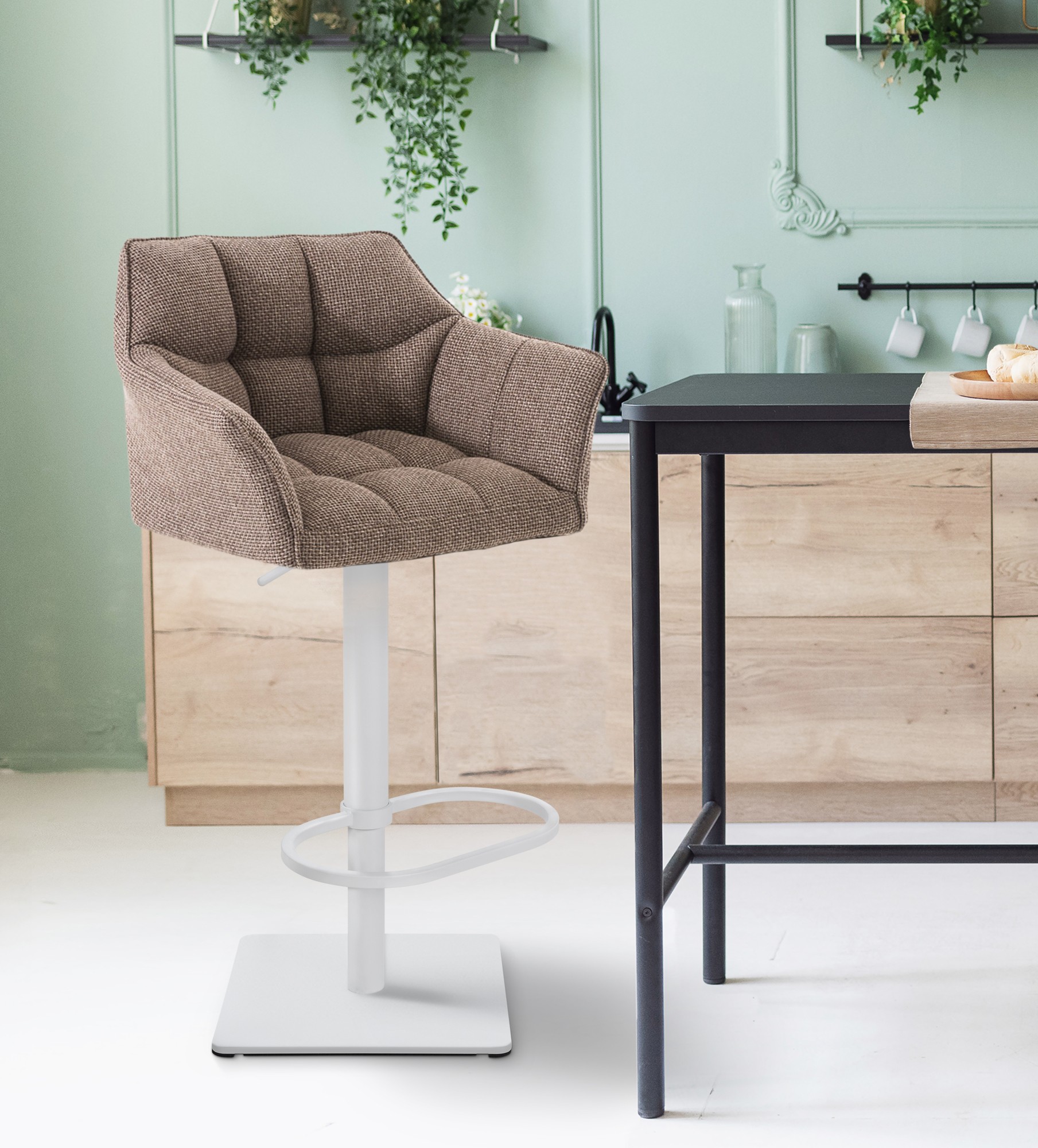 Barhocker Damaso W Stoff