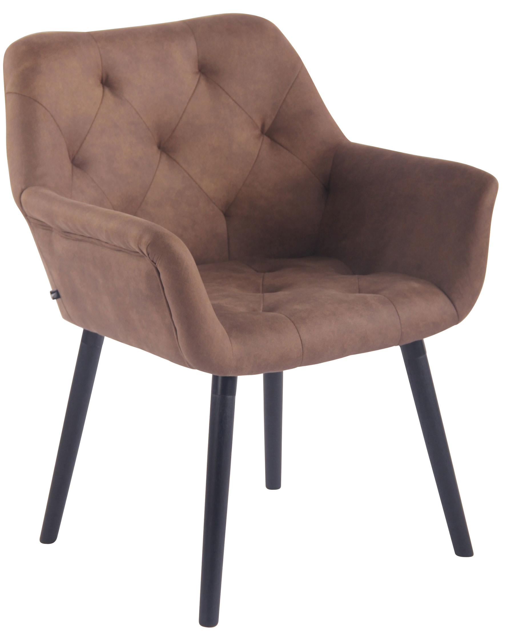 Esszimmerstuhl Cassidy Vintage Kunstleder schwarz