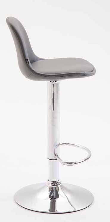 2er Set Barhocker Kiel Vollgepolstert Kunstleder chrom