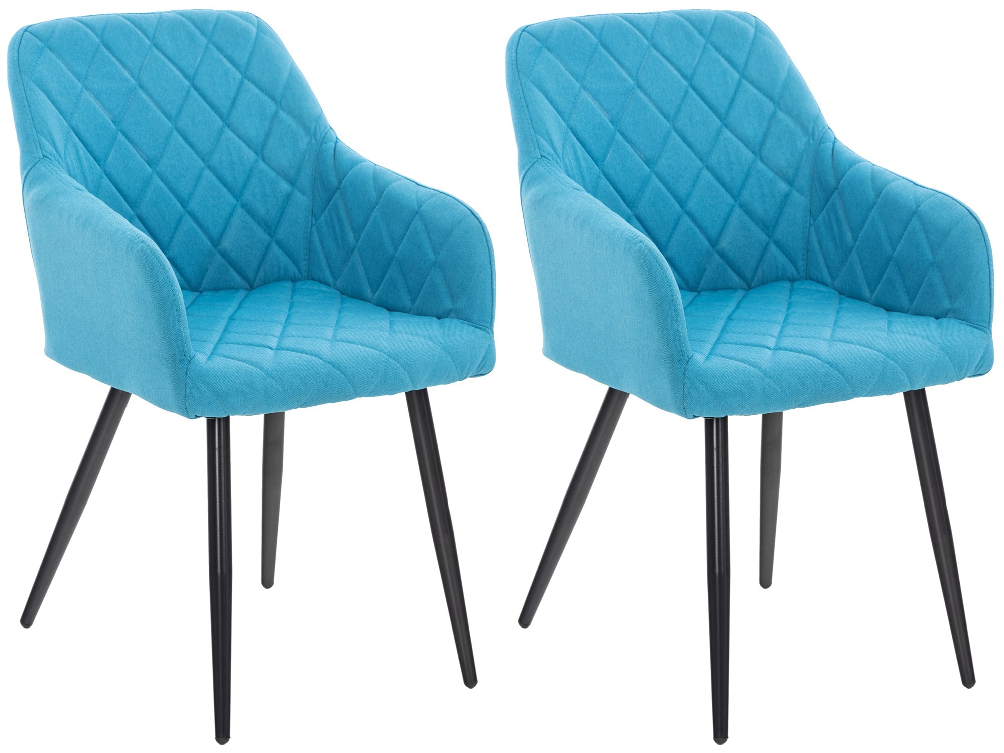2er Set Esszimmerstuhl Shila Stoff