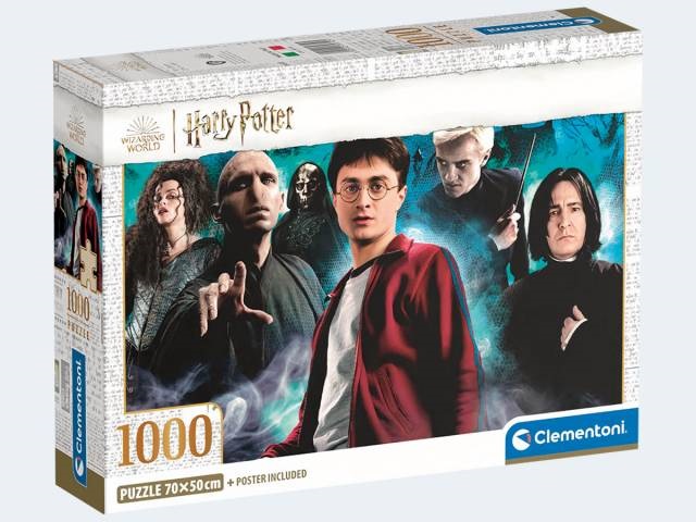 Clementoni Puzzles Clementoni 39710 - 1000 Teile Puzzle - Harry Potter Compact - Harry Potter
