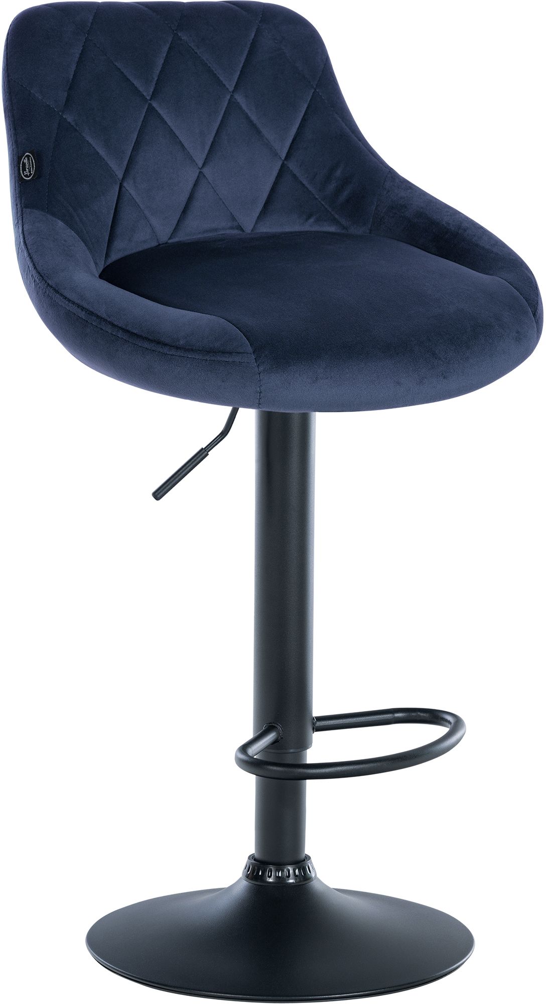 Barhocker Lazio Samt schwarz