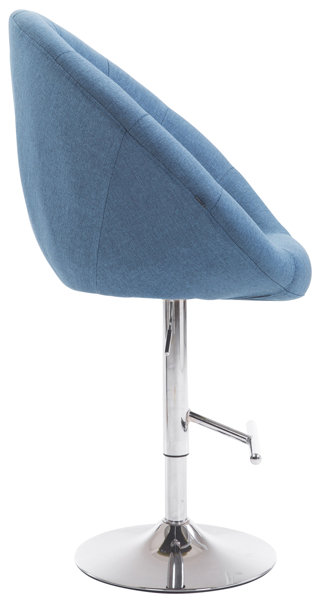 Barhocker London V2 Stoff chrom