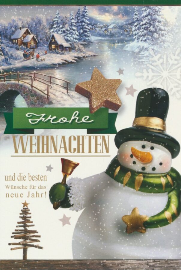 Taunus-Verlag Saisonartikel Weihnachtskarten - 100 Stück - 8 Motive