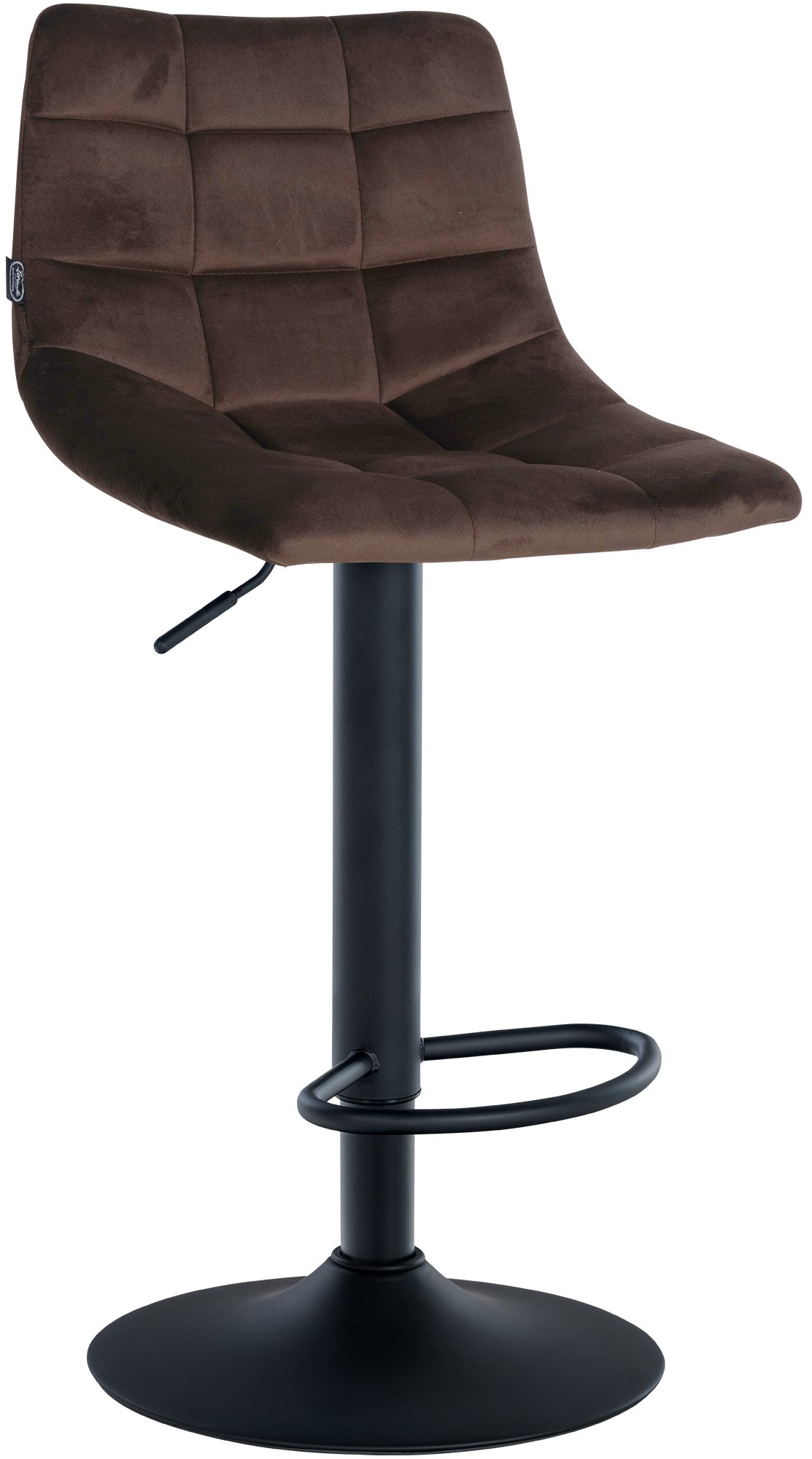 Barhocker Jerry Samt schwarz