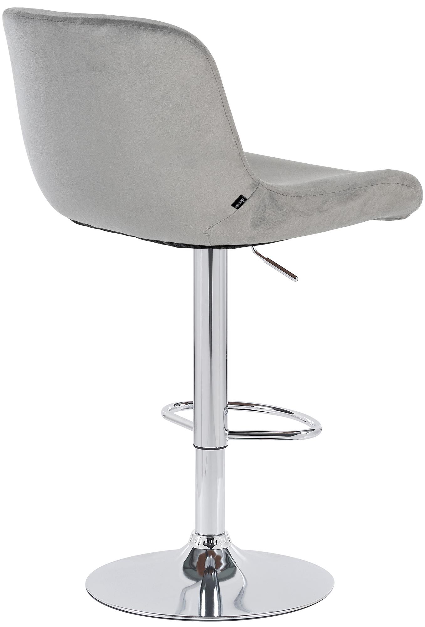 Barhocker Solon Chrom Samt