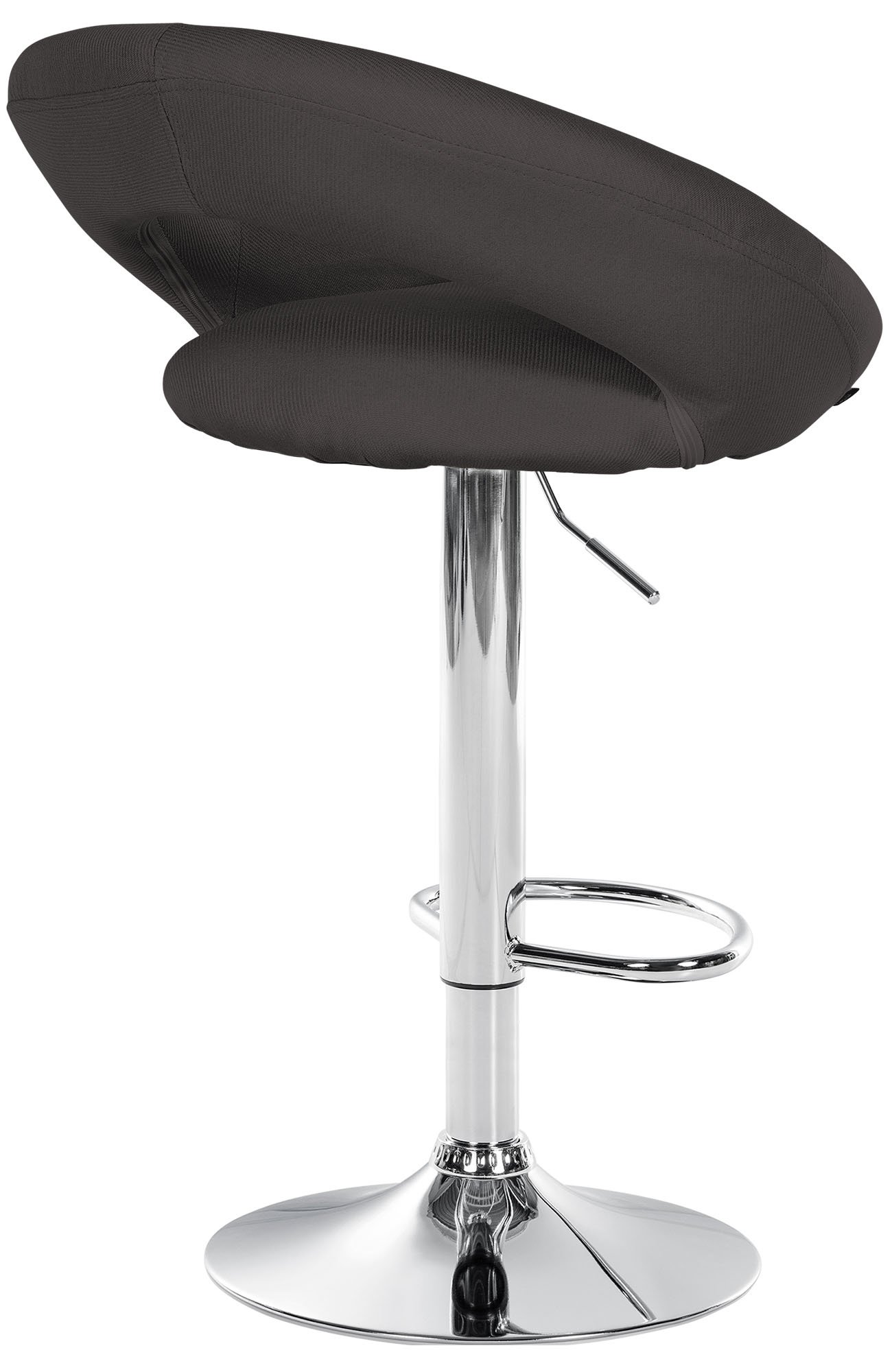 Barhocker Olinda Stoff chrom
