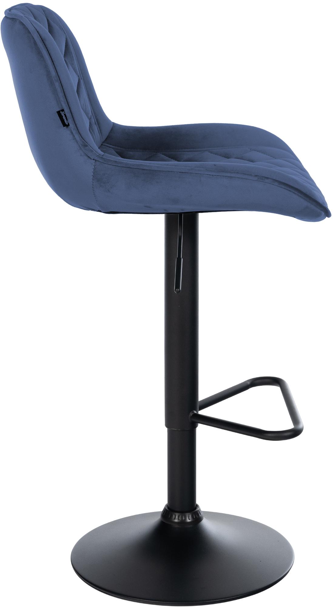 2er Set Barhocker Kasson Samt