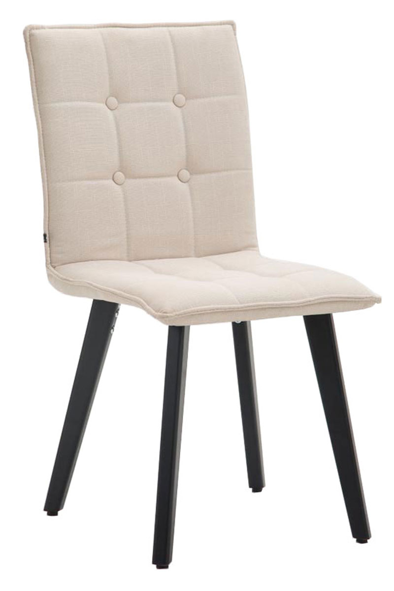 Stuhl Miller Stoff Schwarz