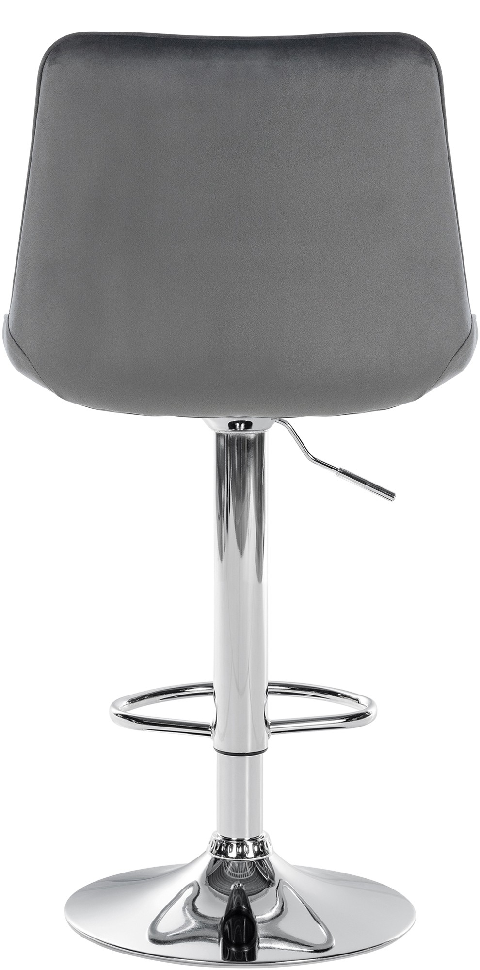 2er Set Barhocker Toni Samt chrom