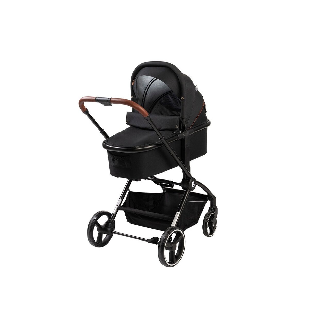 BabyTrold Alex 2in1 Kinderwagen Night mit Babywanne, Sportsitz und Fußsack