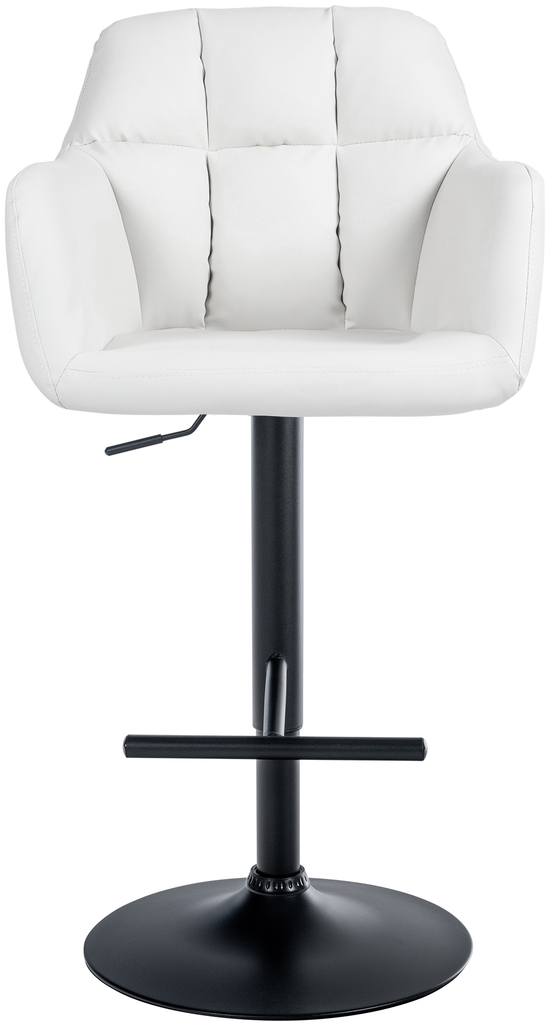 Barhocker Natoma Kunstleder schwarz