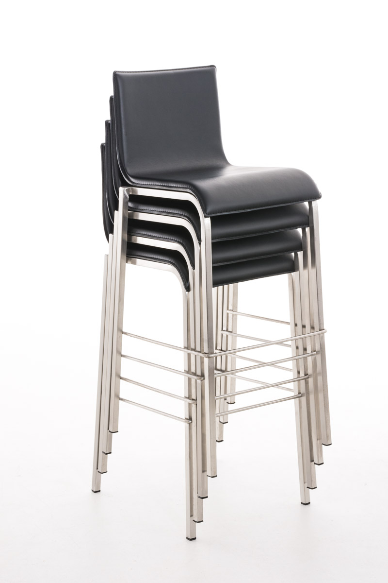 Barhocker Avola Leder Flach B78