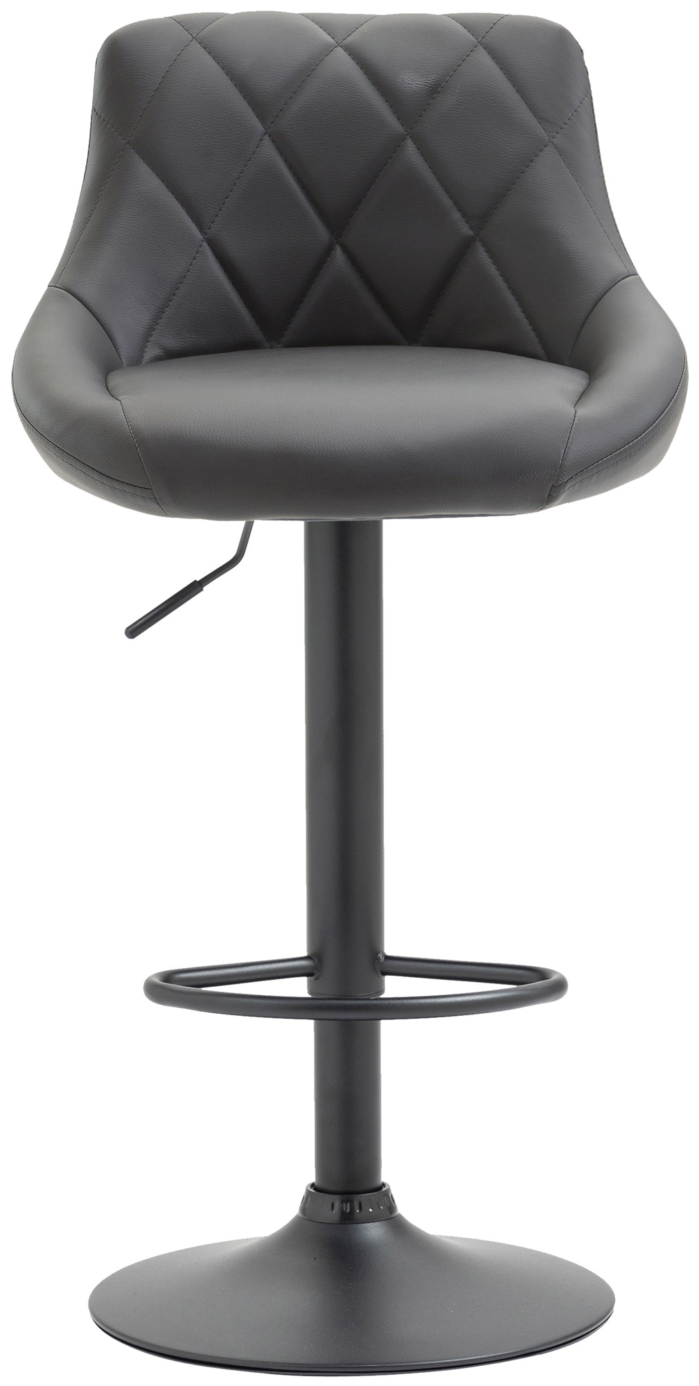 Barhocker Lazio Kunstleder schwarz
