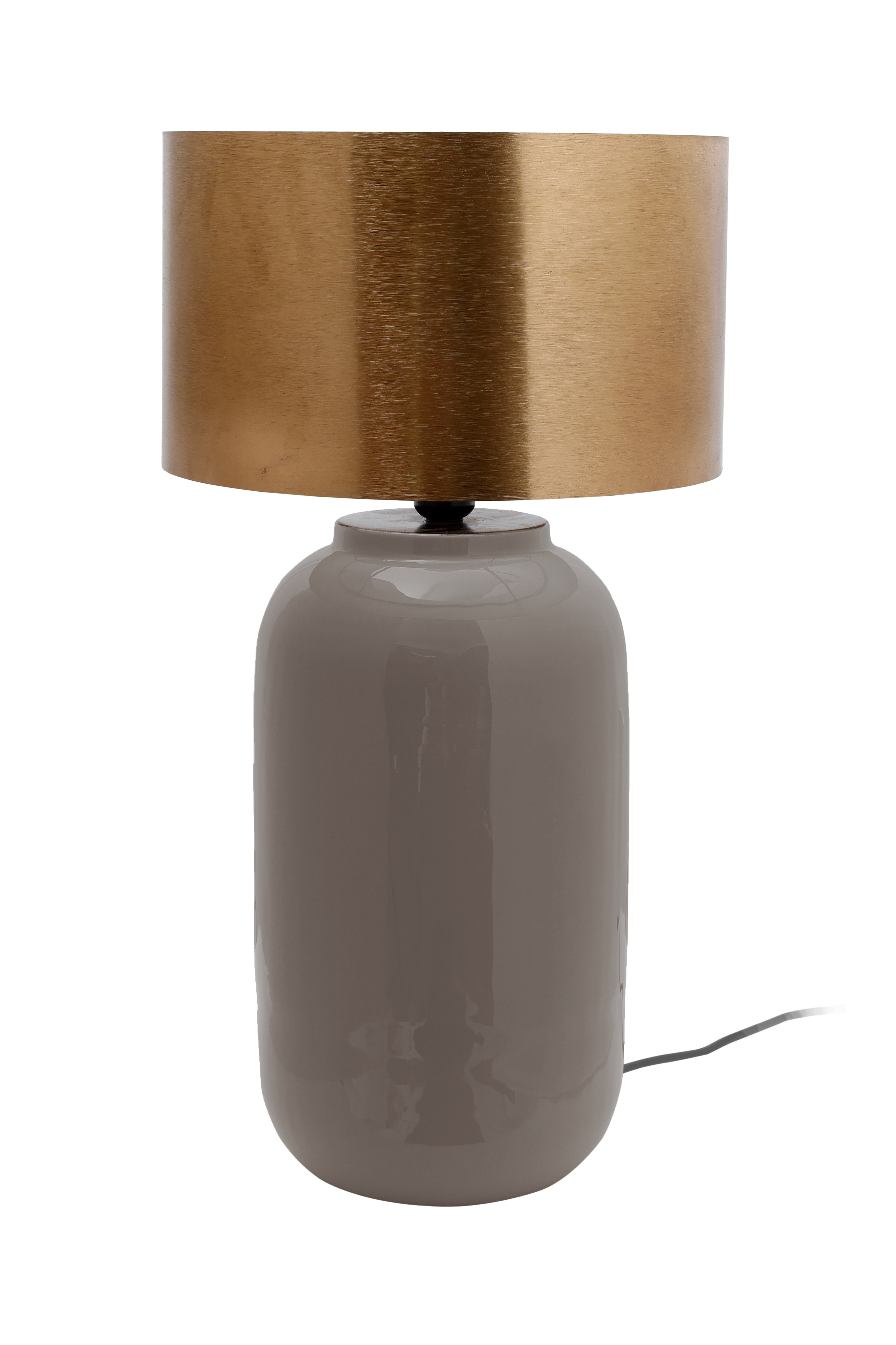 Leuchten Tischlampe Art Deco 725 Grau / Gold
