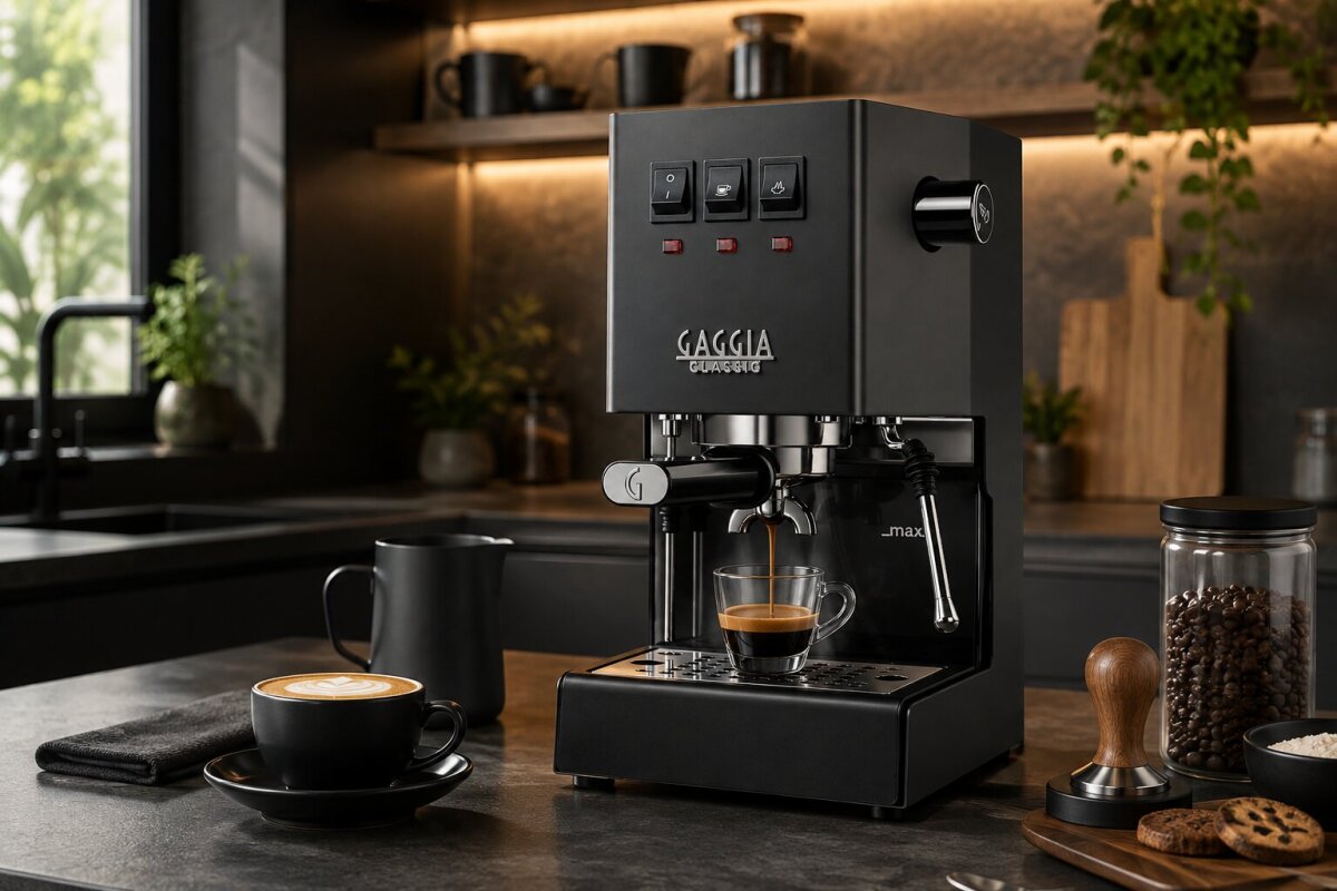 Gaggia S.p.A. Rund ums Haus Gaggia Classic Evo RI9481/16 Espressomaschine grau | Siebträgermaschine 15 Bar | Edelstahl-Siebträger | Profi-Dampflanze | 2,1 L